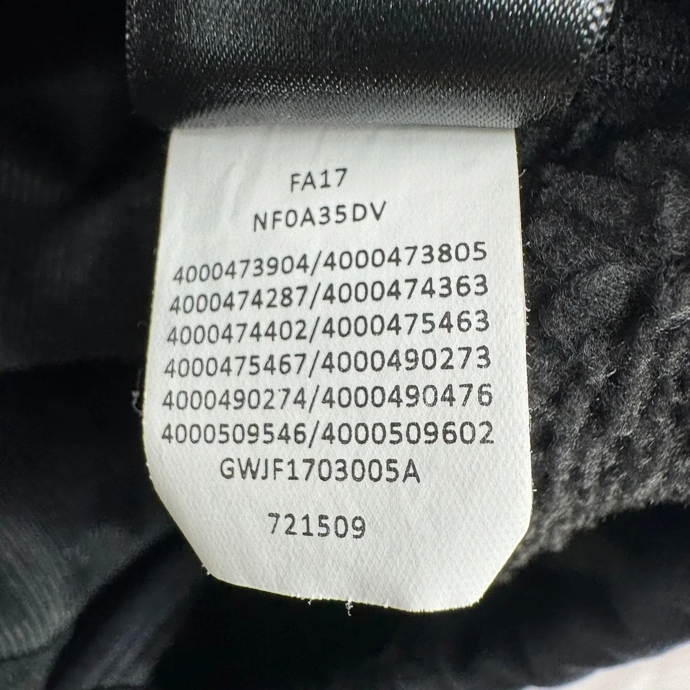 The North Face Jacket Mens XL Black Softshell Fleece Lined Full Zip NF0A35DV